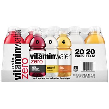 VitaminWater Zero Variety Pack 20 fl. oz. 20 pk. Y88553