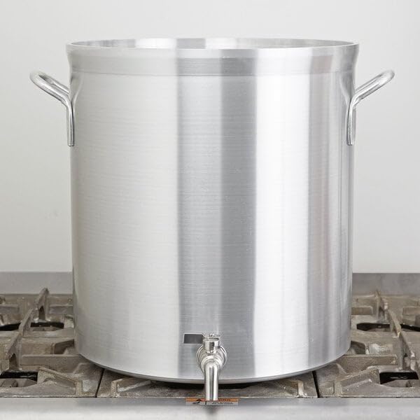 60 Qt Heavy Duty Aluminum Stock Pot with Faucet M2136