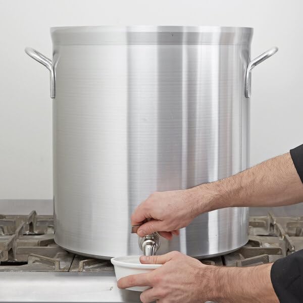 60 Qt Heavy Duty Aluminum Stock Pot with Faucet M2136