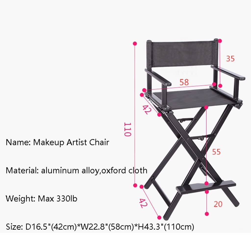 Portable Aluminum Folding Makeup Chair S77167