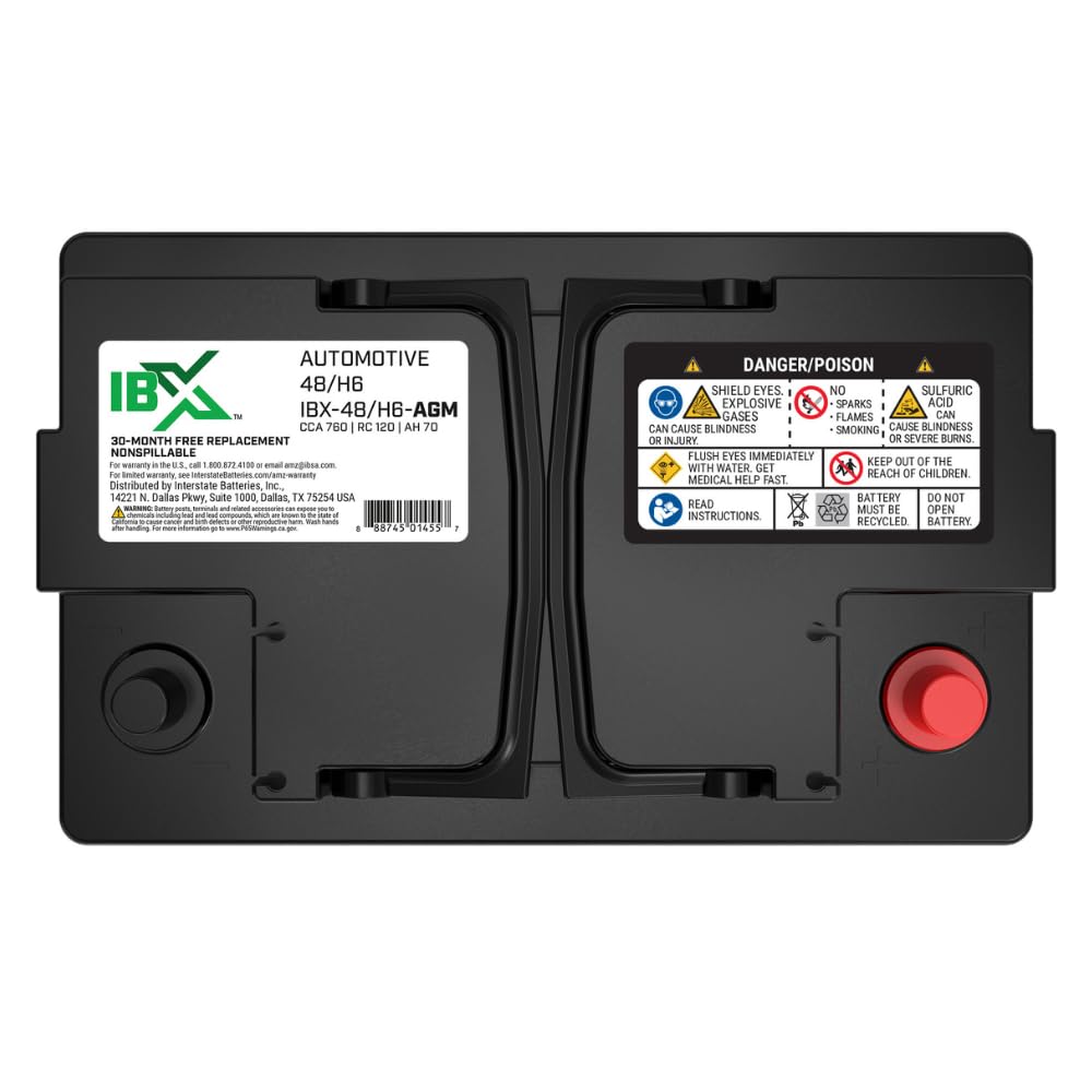 12V 70Ah Group H6 AGM Car Battery C195107