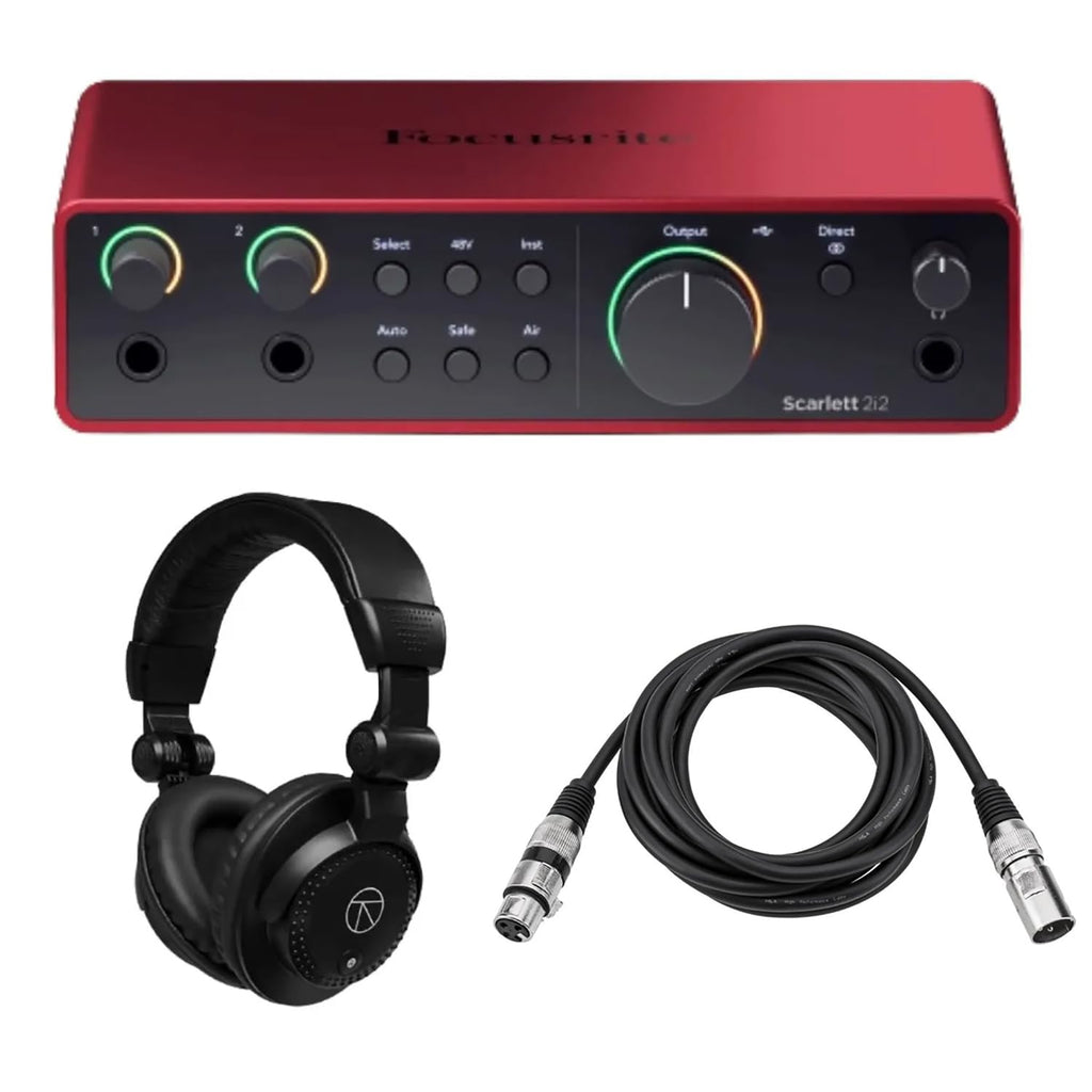 USB Audio Interface with Headphones and Microphone Cable X605
