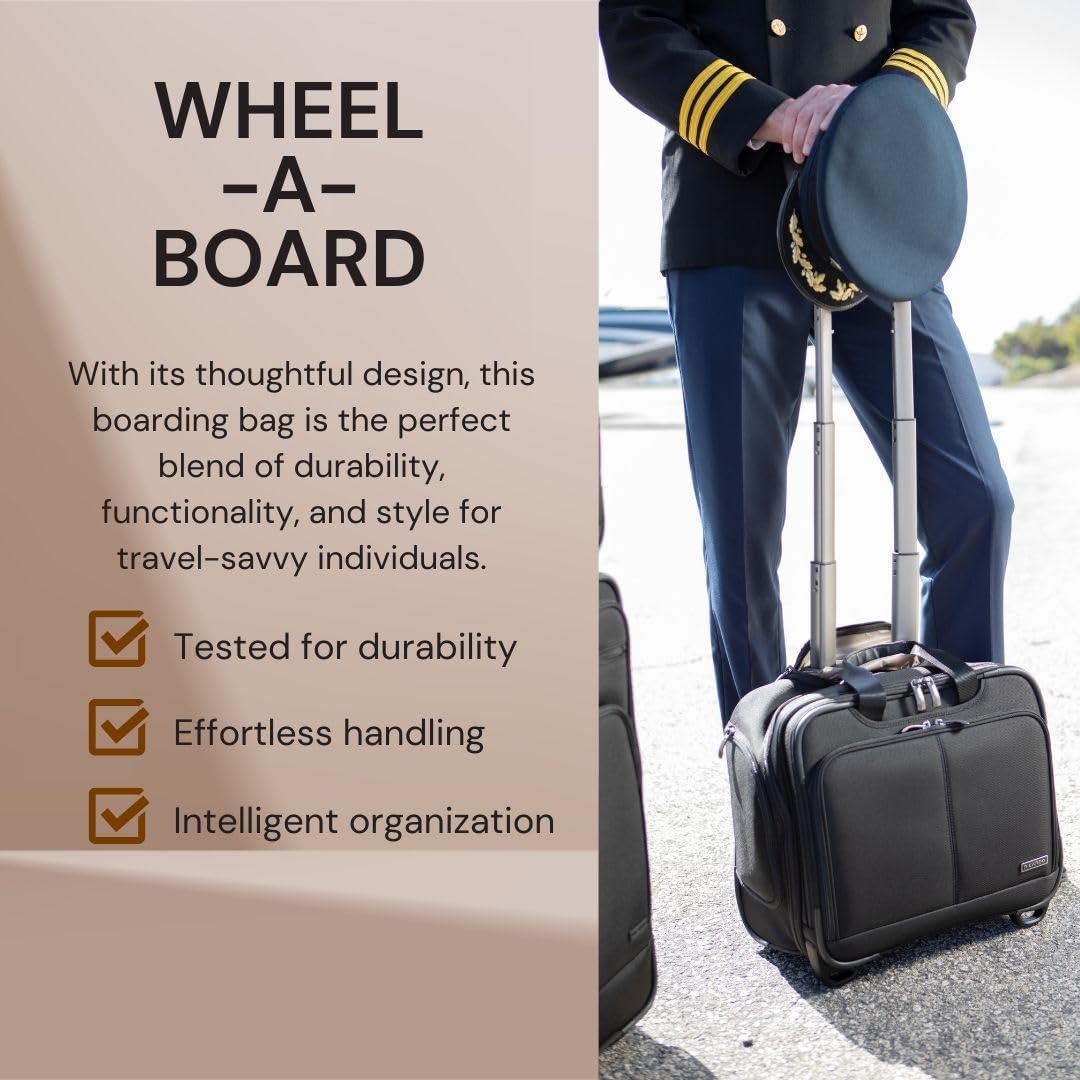 Softside Rolling Laptop Carry-On Luggage Y171611