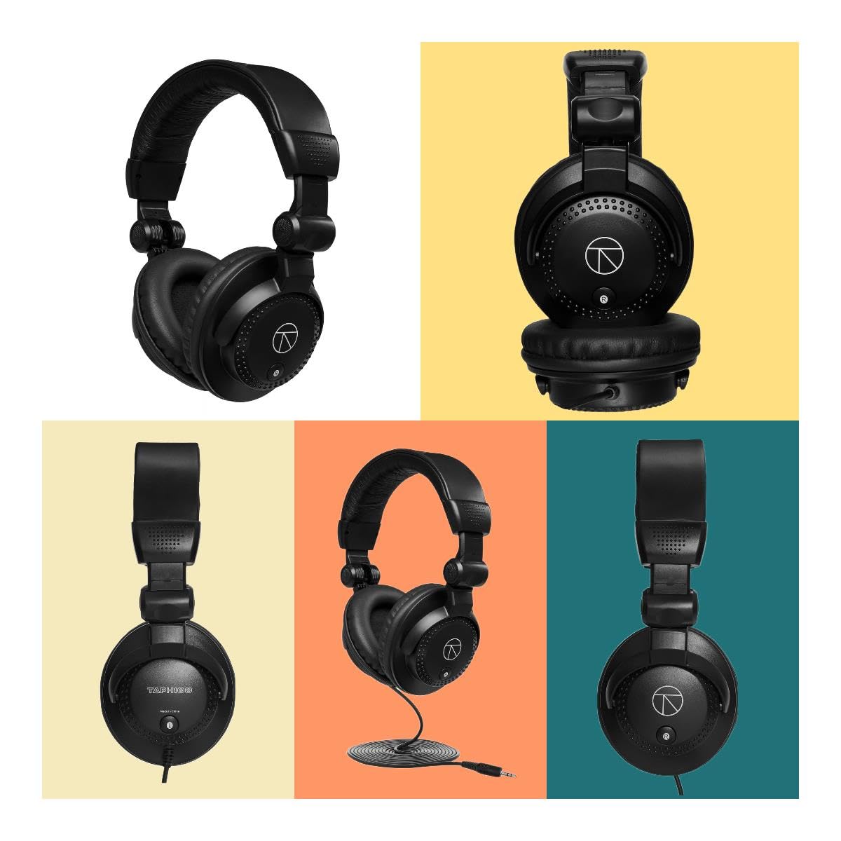 USB Audio Interface with Headphones and Microphone Cable X605