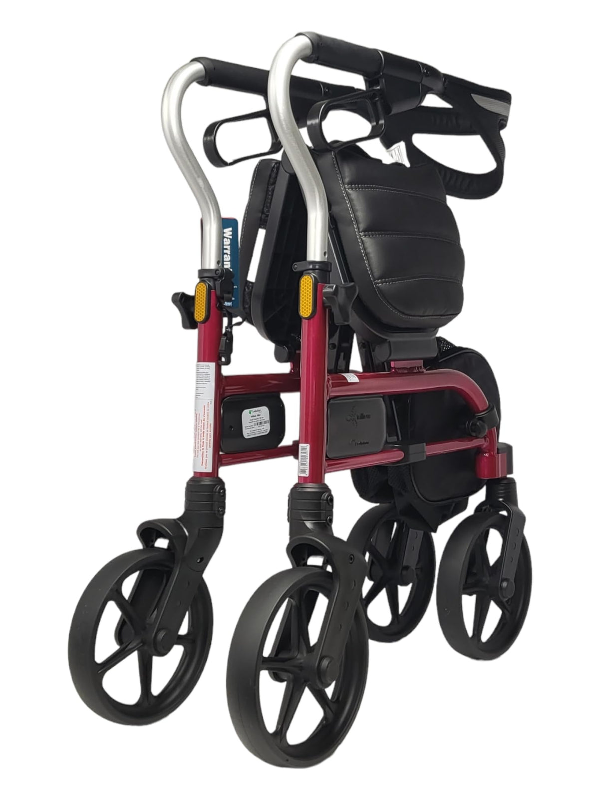 Lightweight Walker Rollator with Seat, Wheels, Brakes Q832