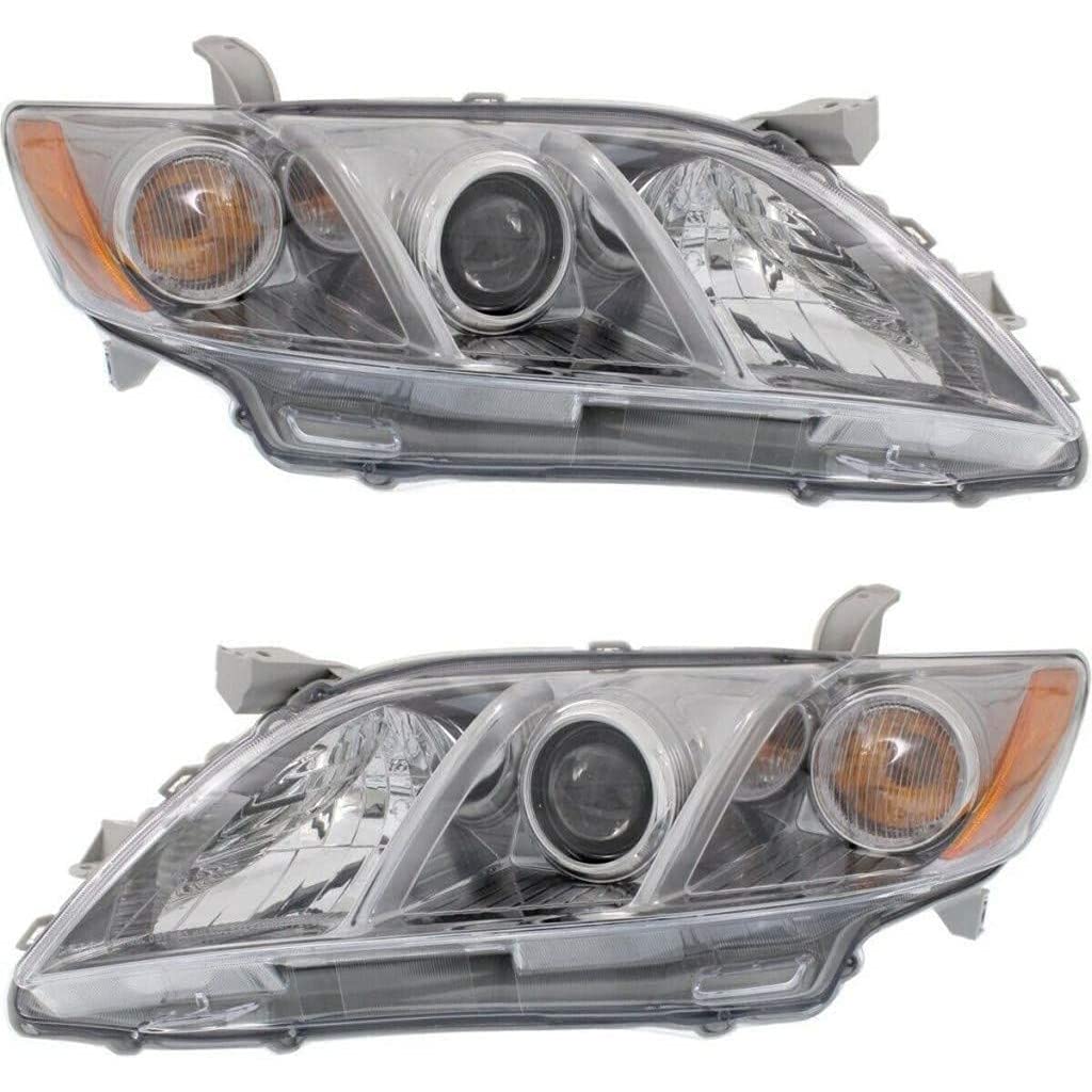 Toyota Camry Headlights Driver and Passenger Side Assembly T3071