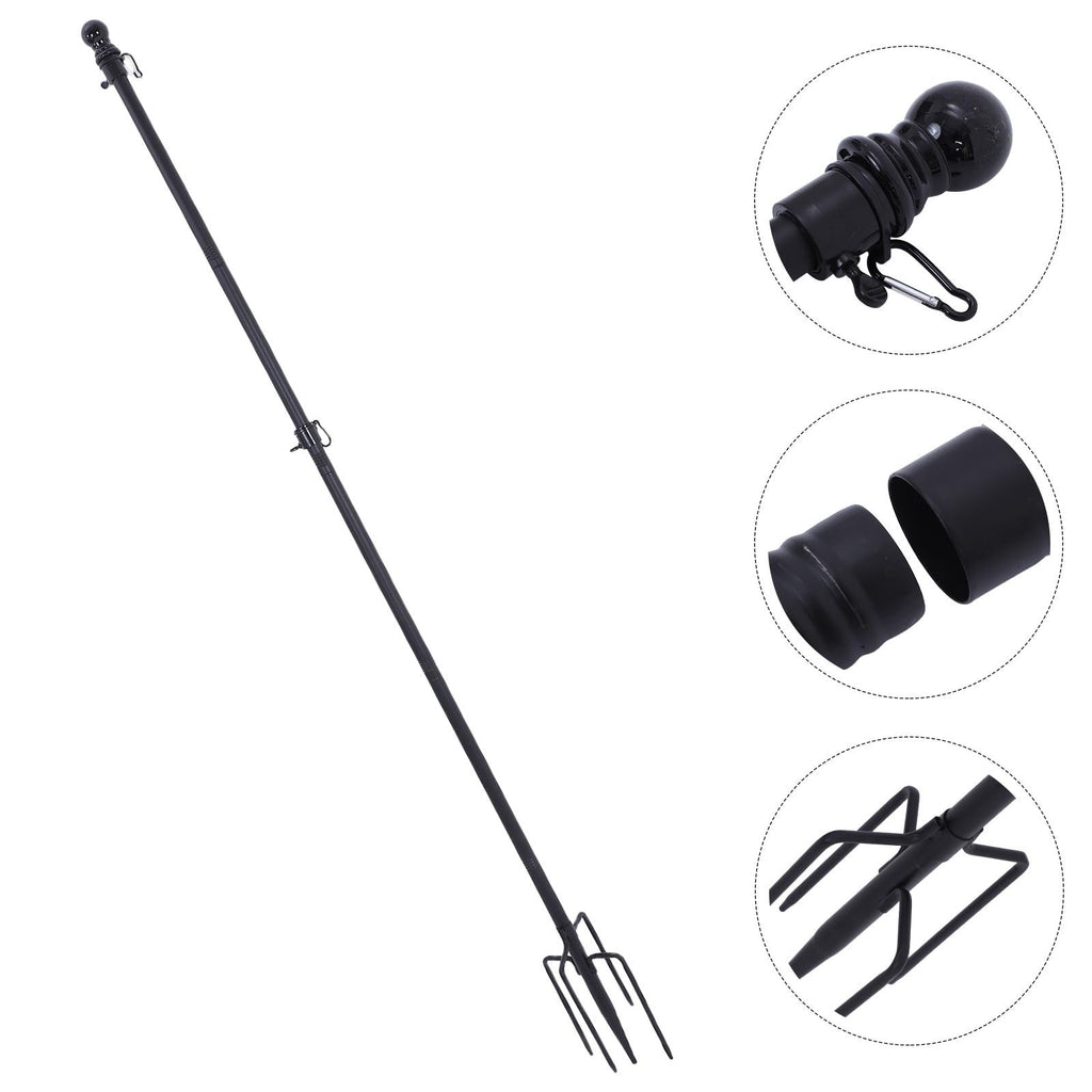 Stainless Steel Flag Pole Holder with 5 Prongs S452