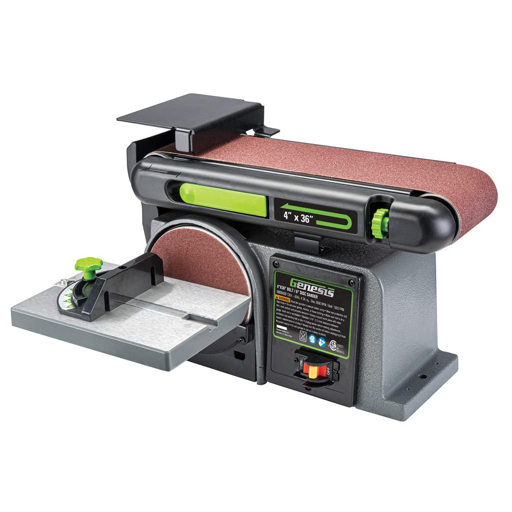 4 x 36-Inch Belt & 6-Inch Disc Benchtop Sander W2807