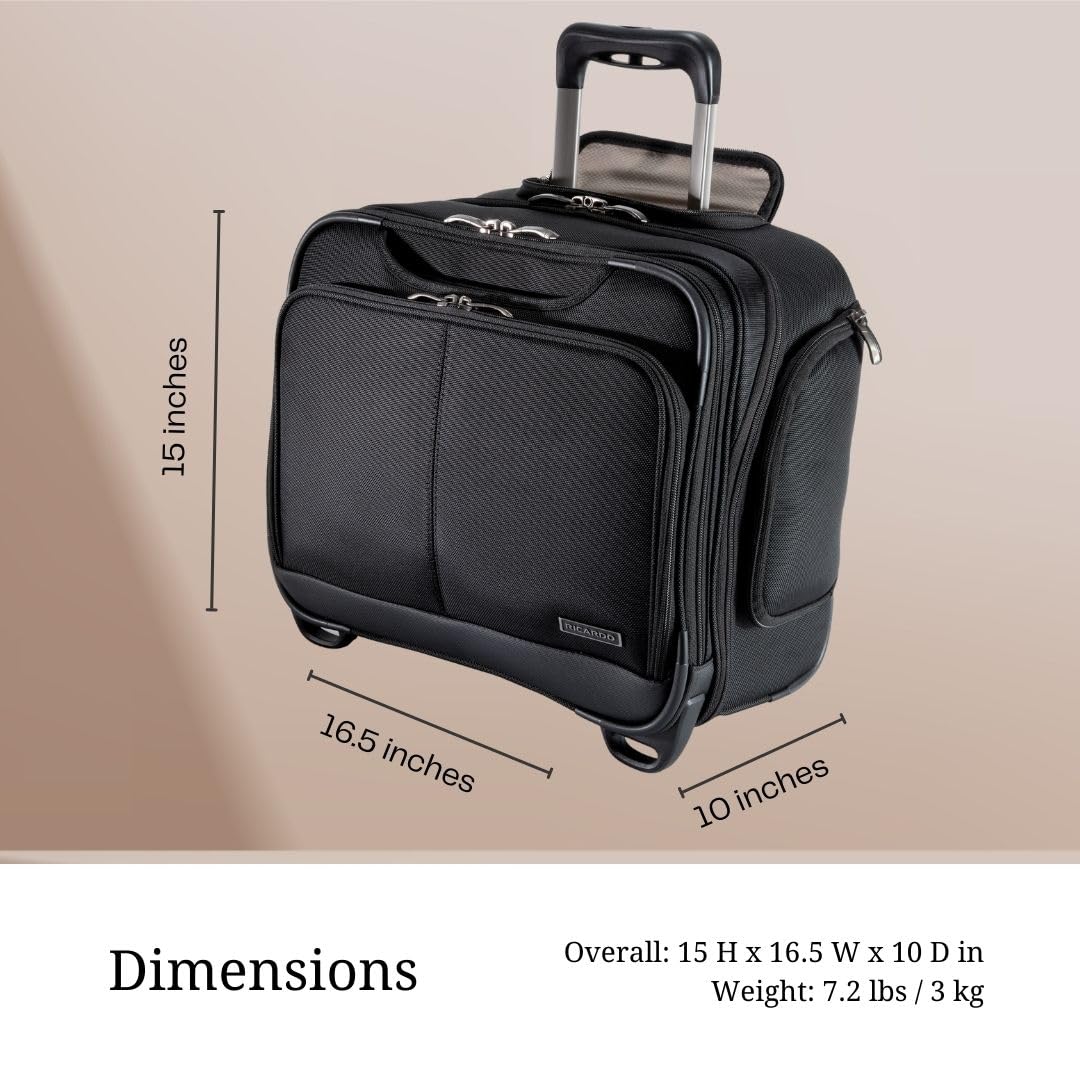 Softside Rolling Laptop Carry-On Luggage Y171611