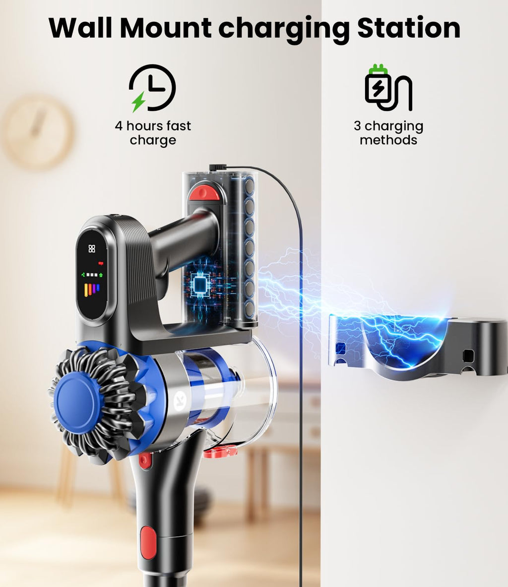 500W 40Kpa Cordless Stick Vacuum Cleaner Q260