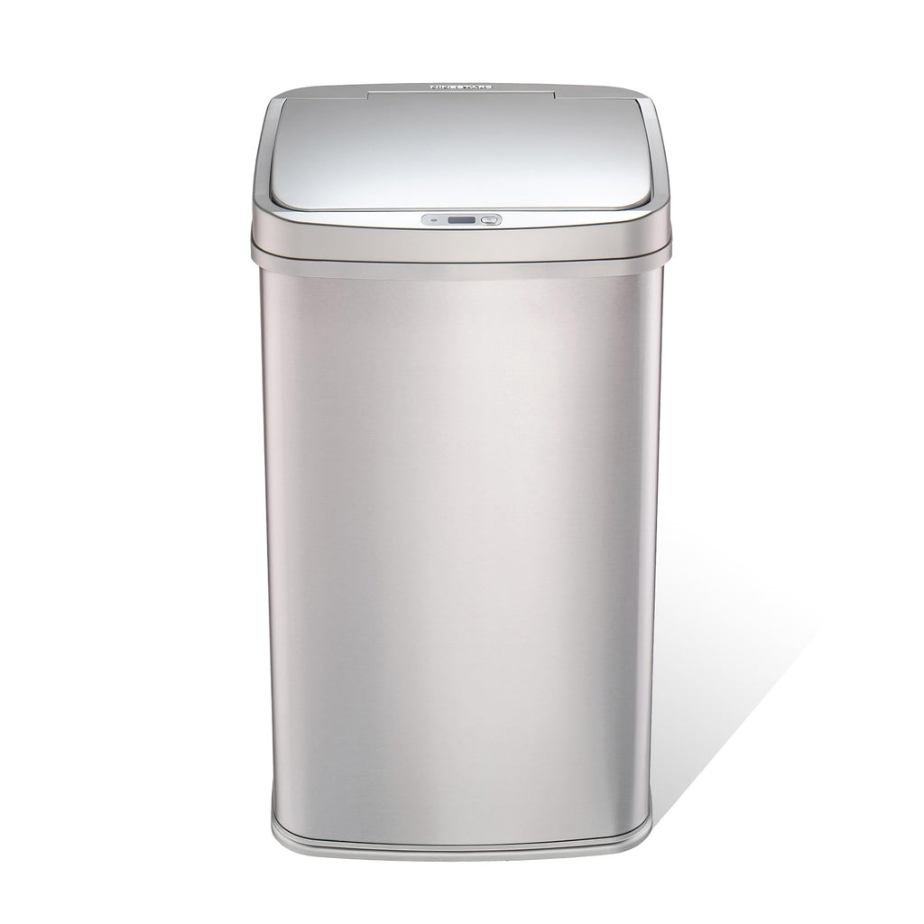 13 Gallon Automatic Stainless Steel Trash Can I597619