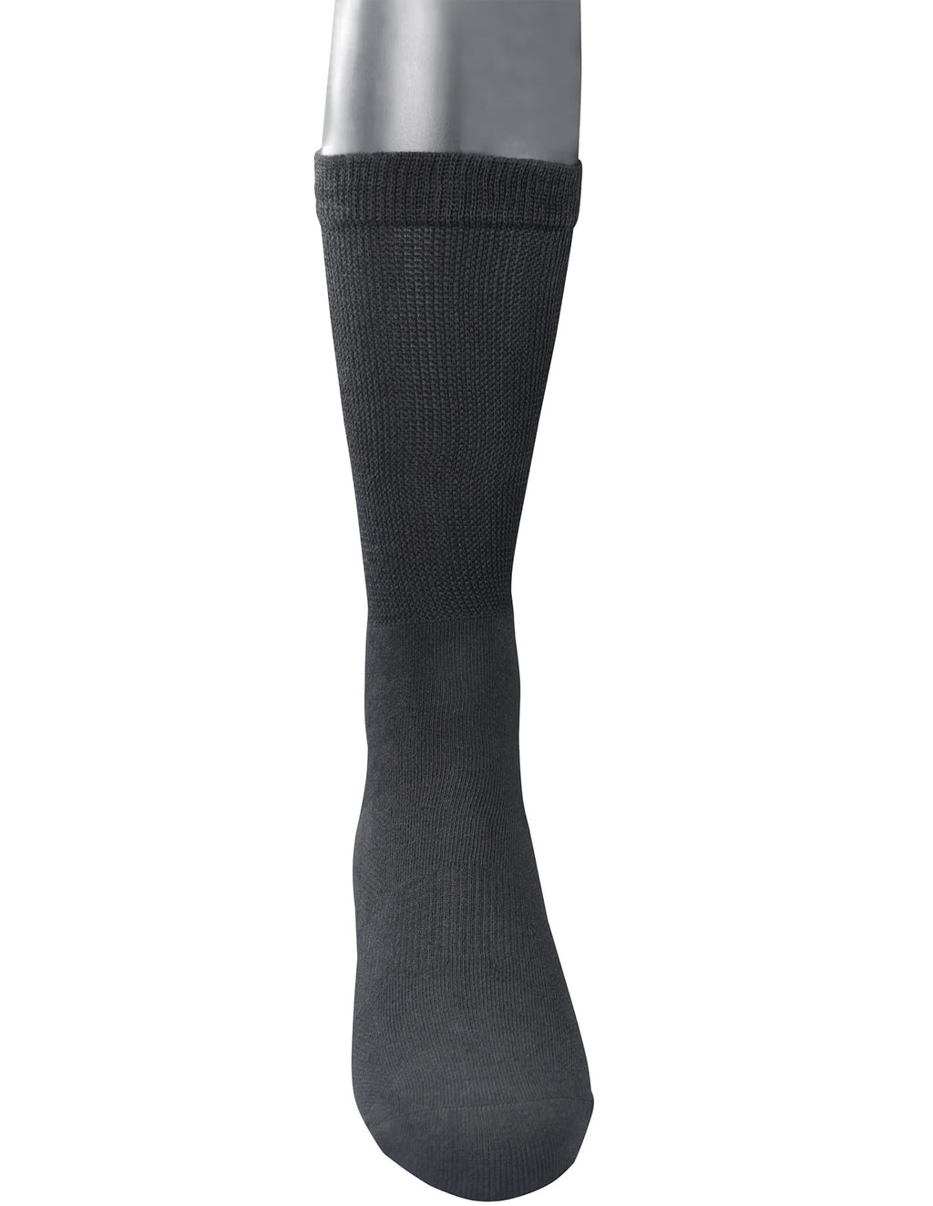 Men's 6 Pairs Bamboo Rayon Breathable Mid-Calf Socks with Arch Support A774415