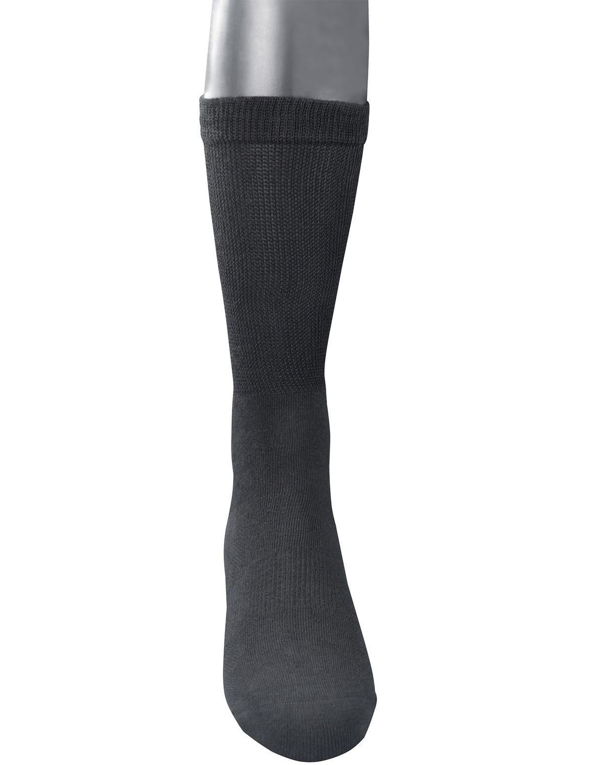 Men's 6 Pairs Bamboo Rayon Breathable Mid-Calf Socks with Arch Support A774415