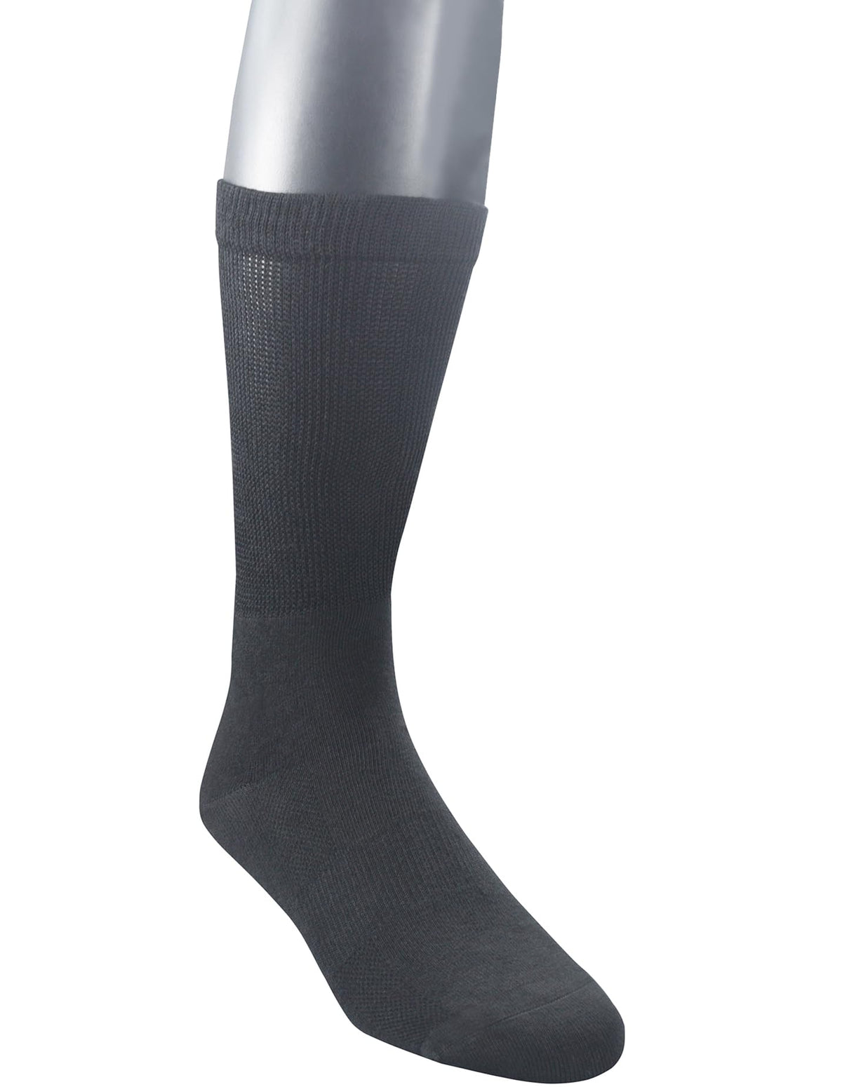 Men's 6 Pairs Bamboo Rayon Breathable Mid-Calf Socks with Arch Support A774415