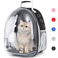 Pet Backpack Carrier with Clear Front and Harness H2214