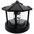 Solar Lighthouse with Rotating Beacon, LED Rotating Lighthouse Lamp, 5.7 x 5.7 x 6.9 in L641