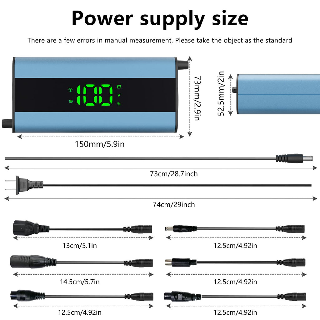 54.6V 3A Electric Scooter Charger 6 in 1 Plugs B76843