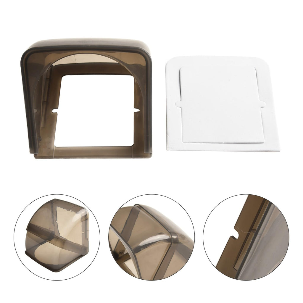 Black Rainproof Electrical Outlet Cover J969