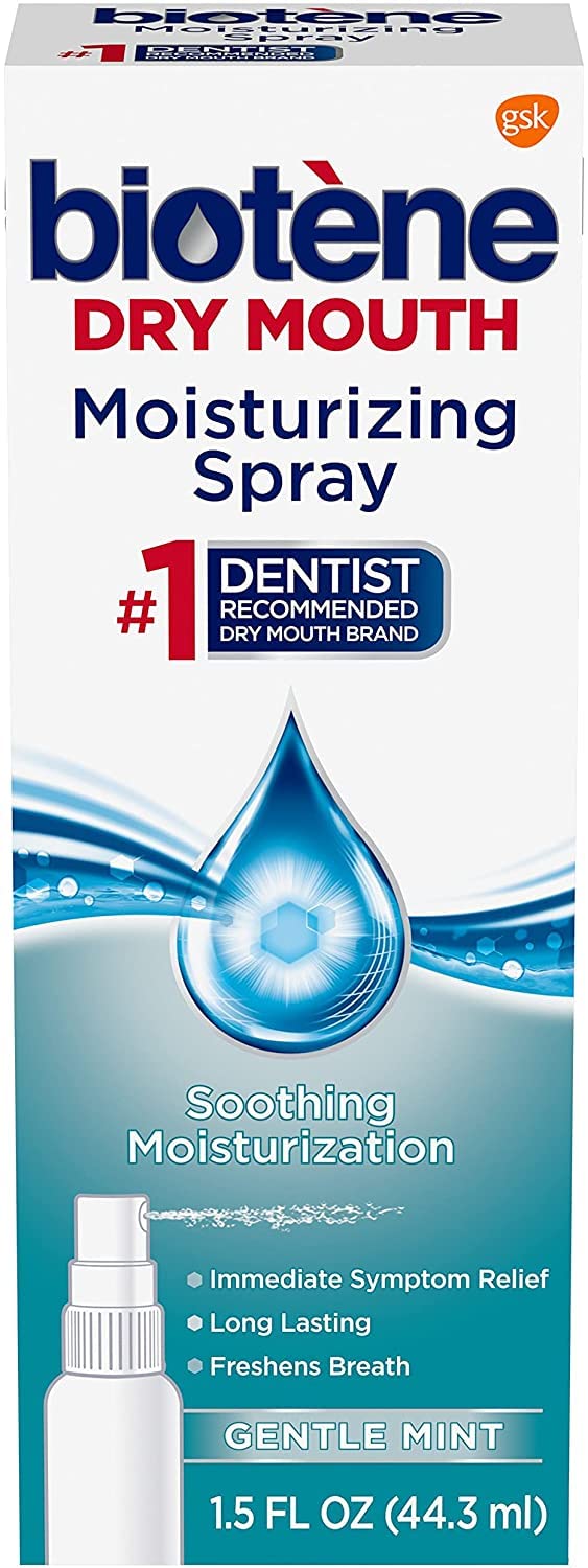 Gentle Mint Moisturizing Mouth Spray, 1.5 Fl Oz (Pack of 2) F831