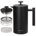 French Press Coffee Maker, 304 Grade Stainless Steel Insulated, 34oz, Black M42109