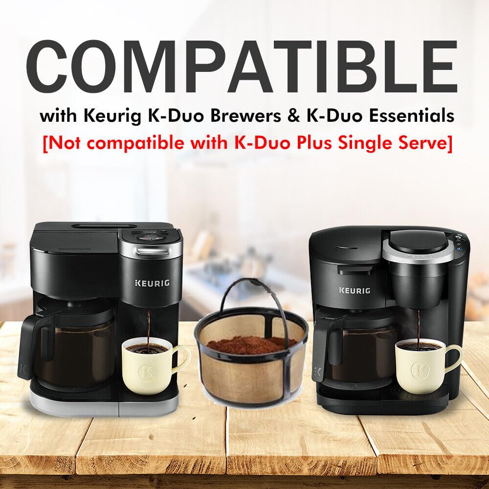 Reusable 8-12 Cup Basket Coffee Filter 2 Pack BPA Free O925725