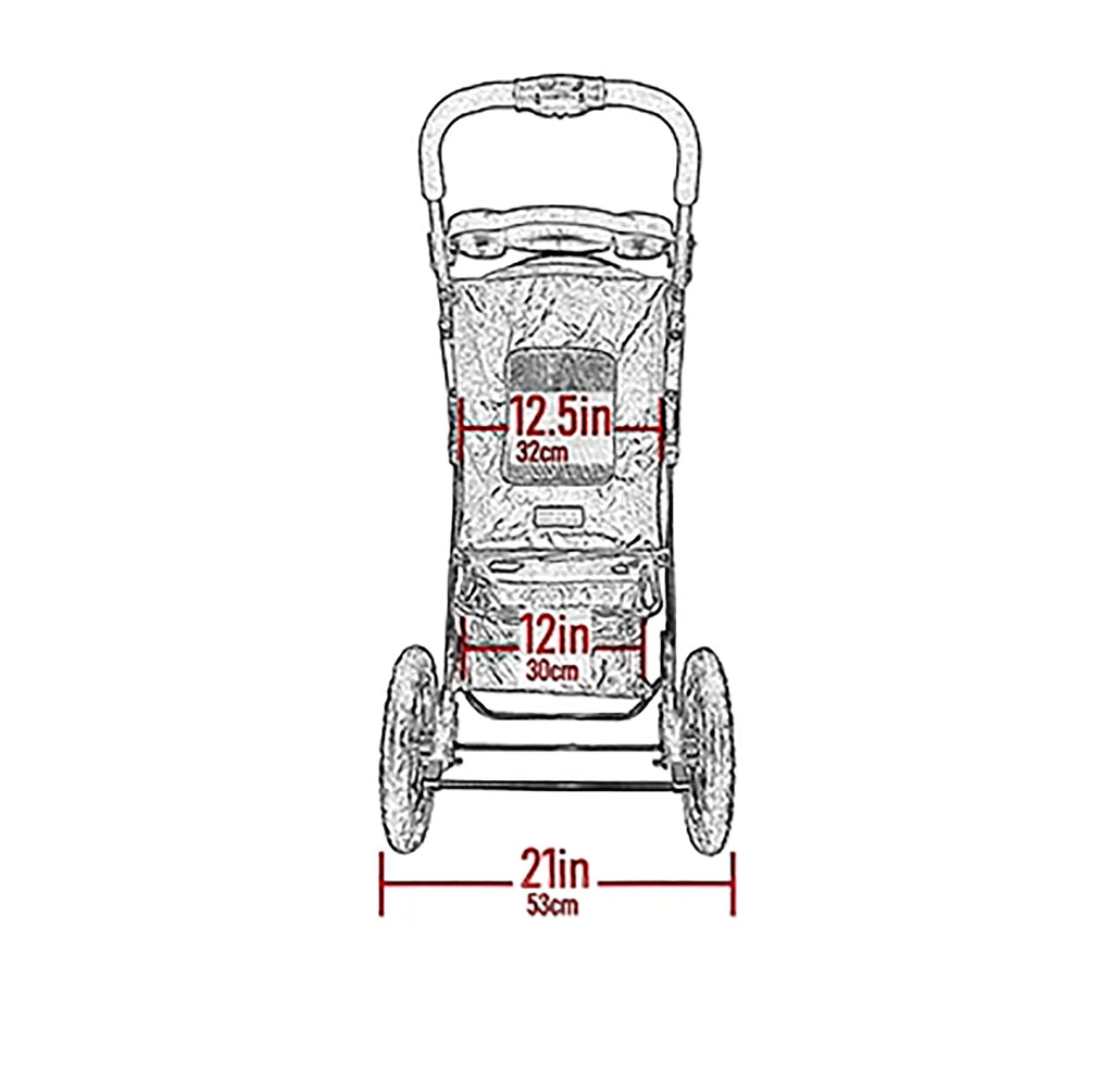 Spotted Pet Stroller H720801