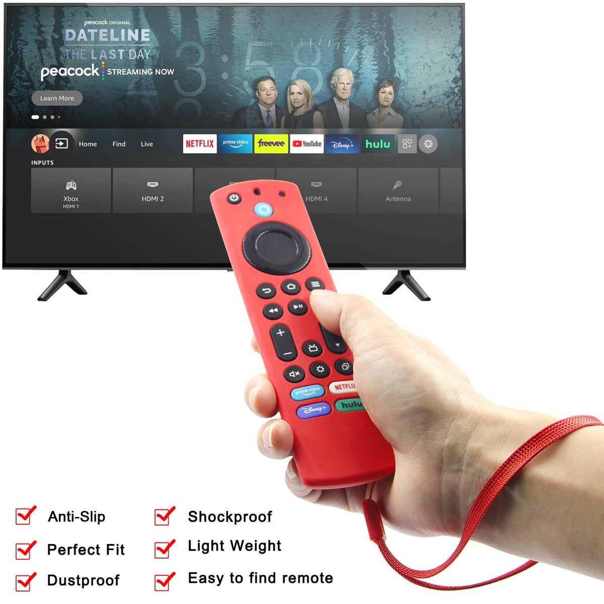 Silicone Remote Case 2pcs with Lanyard G67085