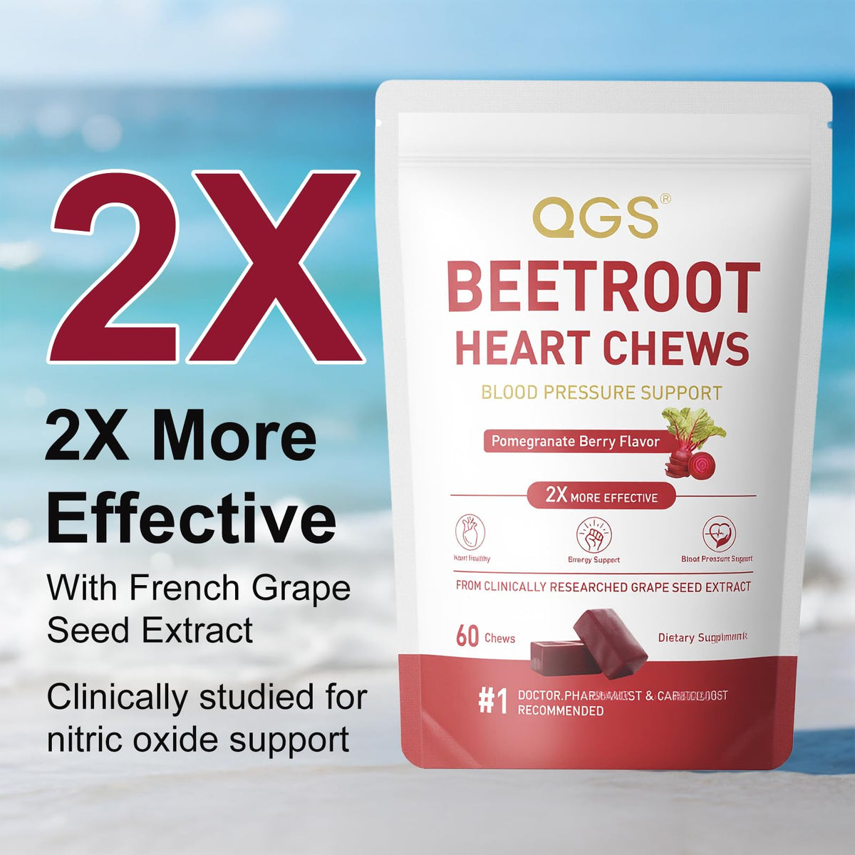 Beet Root Powder Energy Supplement, 60 Count Z368