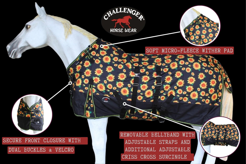 1200D Waterproof Horse Blanket P4616