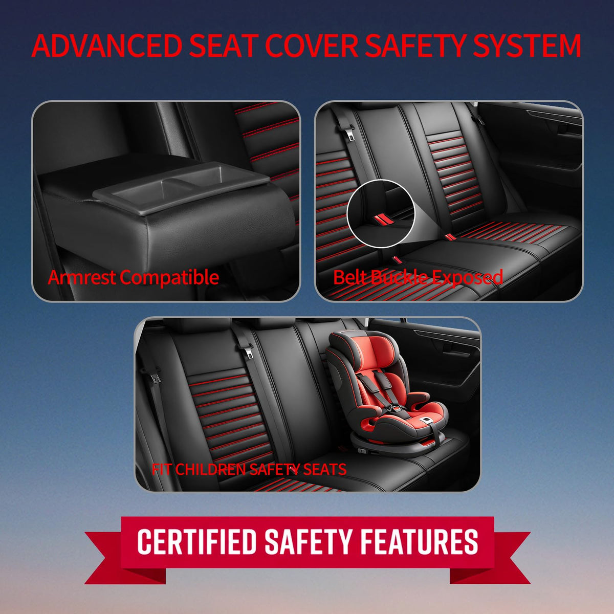 Car Seat Covers Full Set 5 Seat Z292