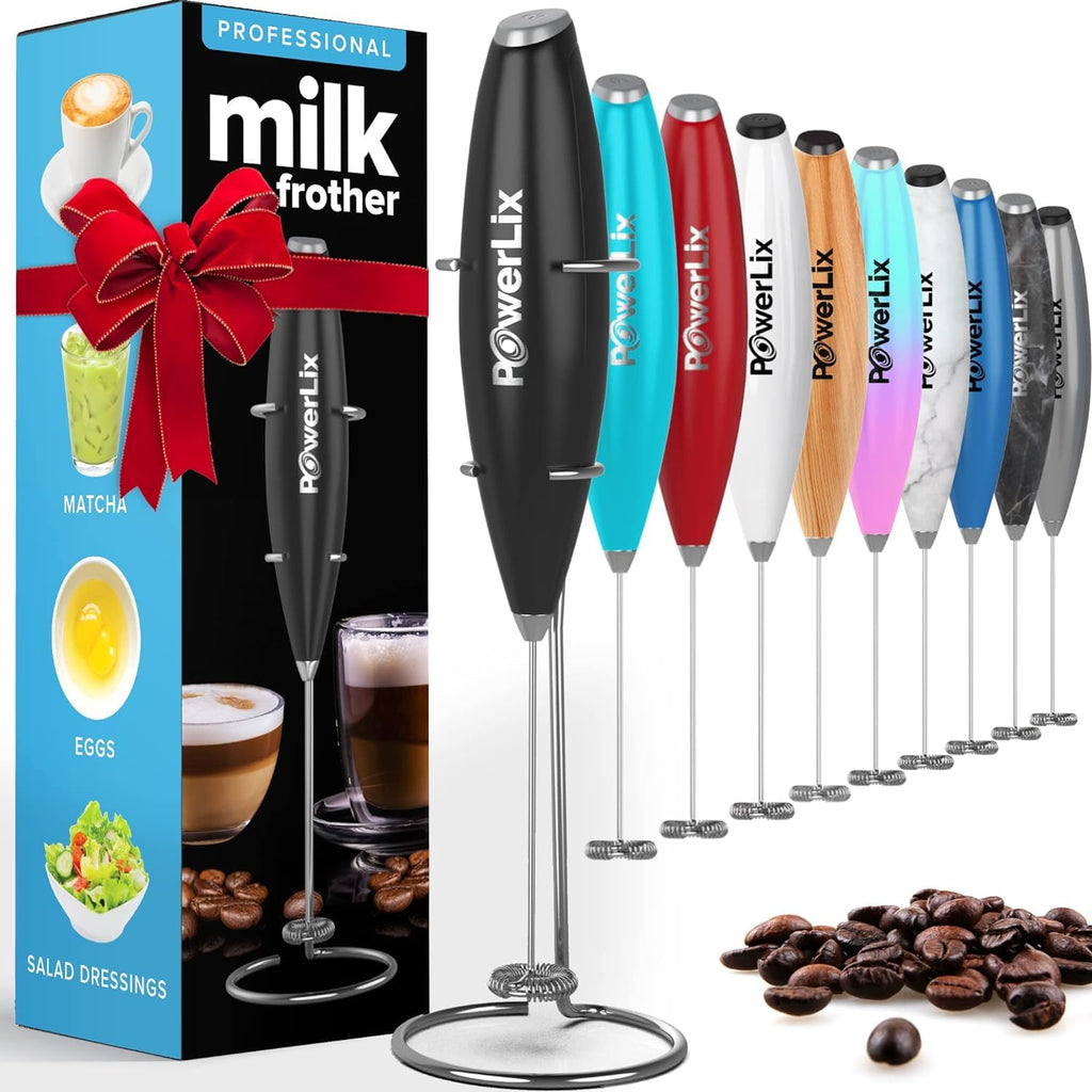 Handheld Battery Operated Electric Whisk Frother With Stand F931