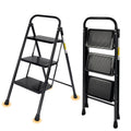 3 Step Folding Ladder with Anti-Slip Pedal I6436