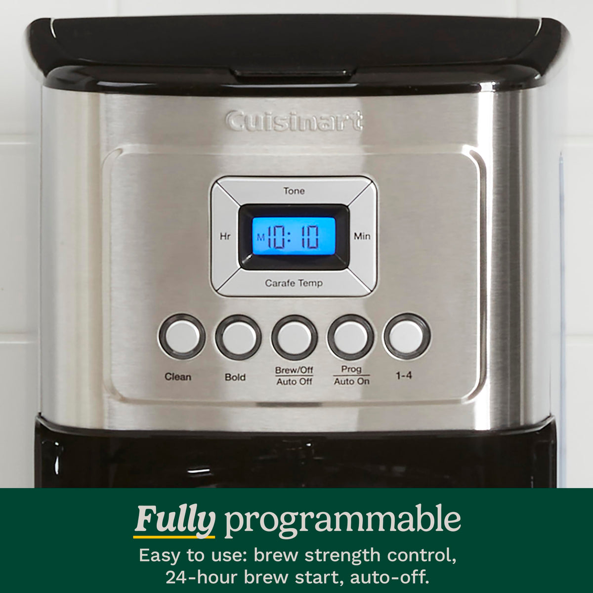Programmable 14-Cup Glass Carafe Coffee Maker U546