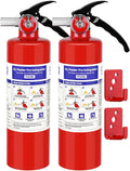 2 Pack 2.5 lb ABC Dry Chemical Fire Extinguishers N343507