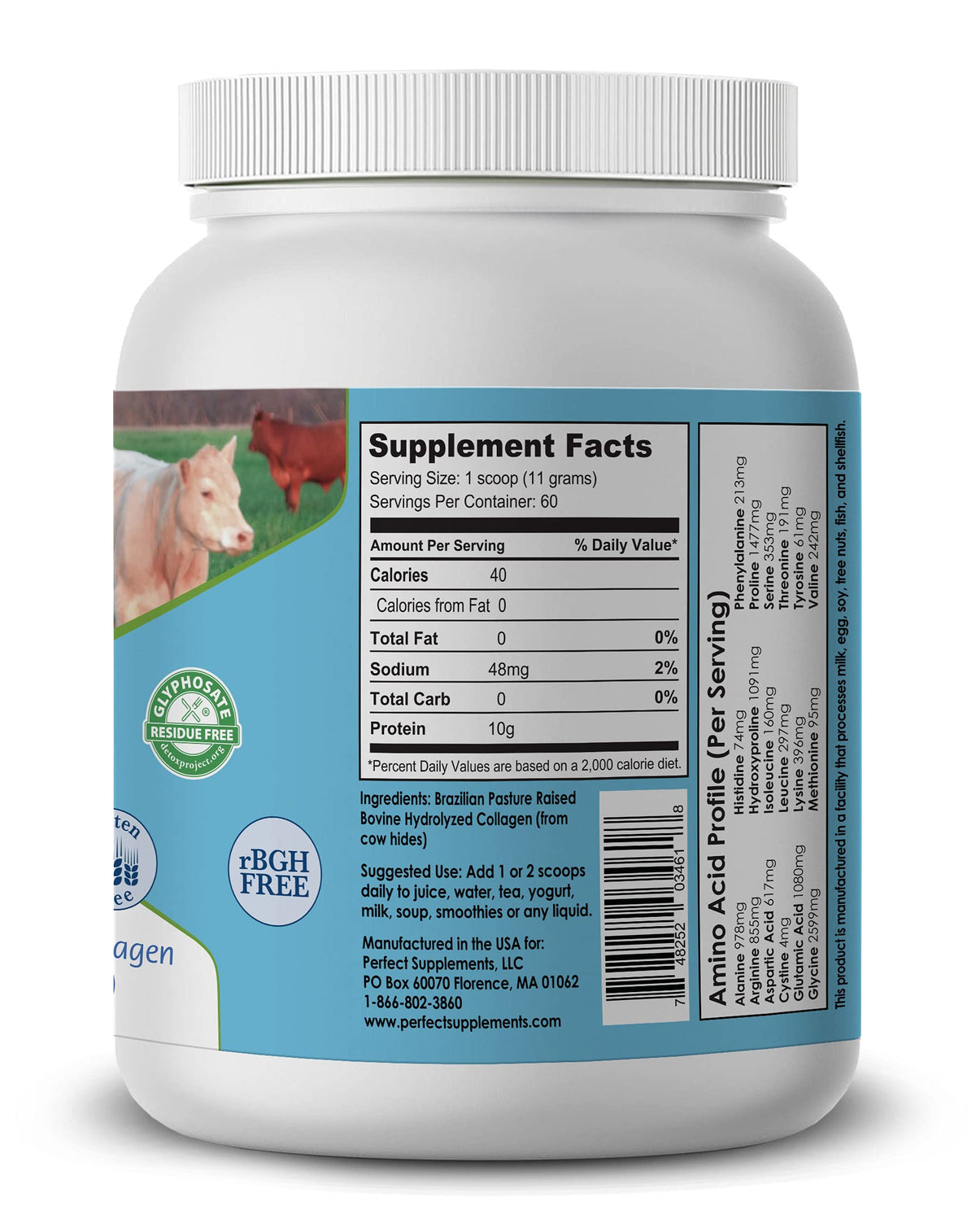 Hydrolyzed Collagen Powder 660 Grams G89857