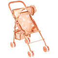 Baby Doll Stroller with Storage Basket, Foldable Frame, Canopy, Seatbelt G57160