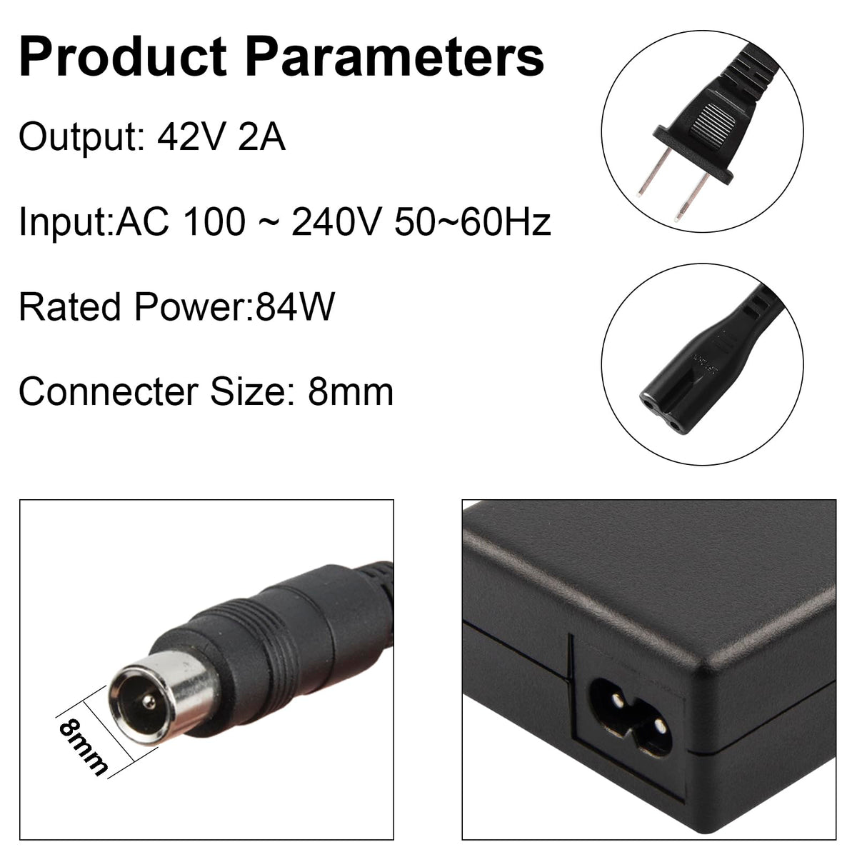 42V 2A Electric Scooter Charger S62079