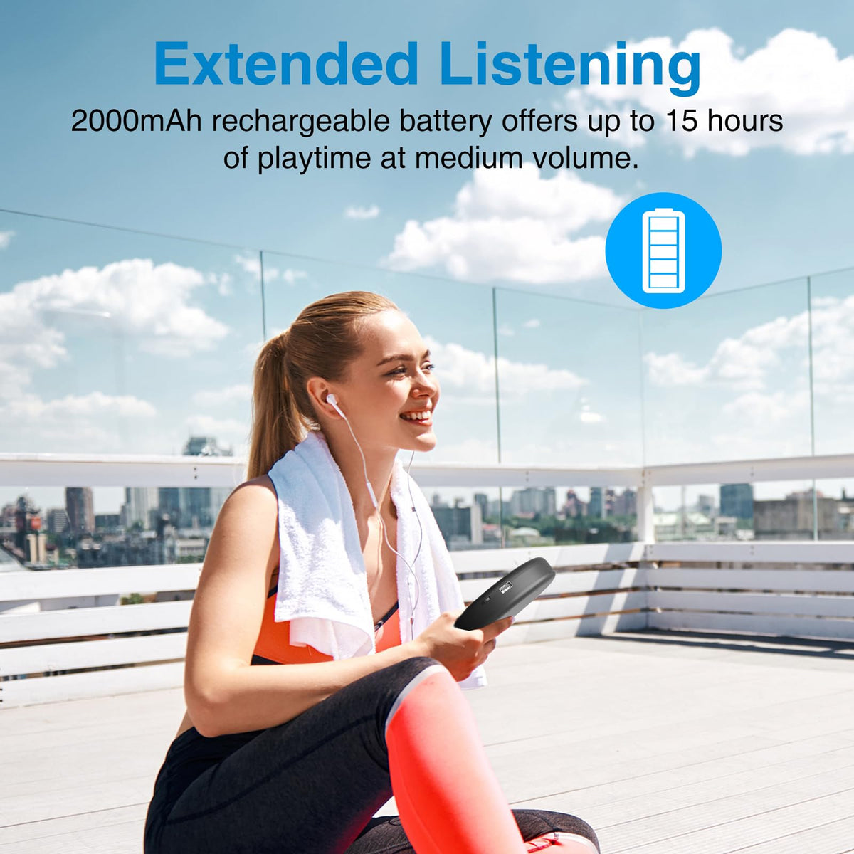 Portable CD Player with Bluetooth H6134