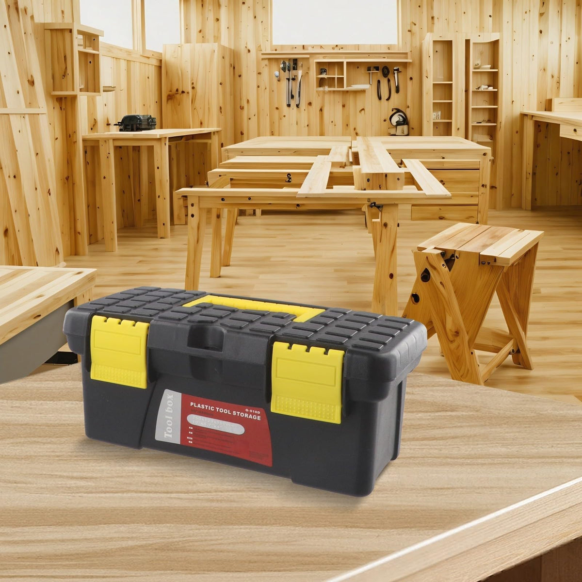 10 Inch Plastic Tool Box Storage Case Q6817