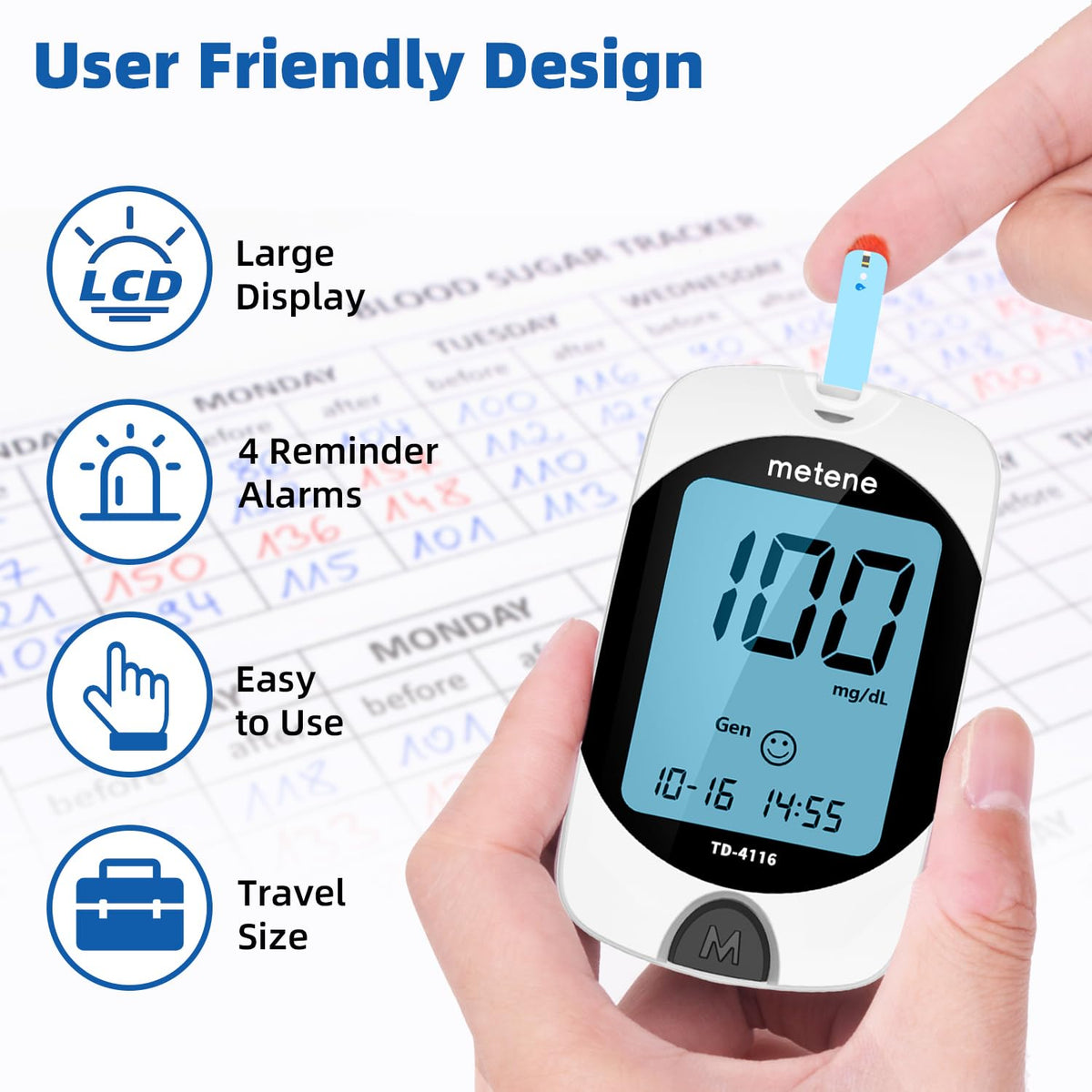 Blood Glucose Monitor Kit J760