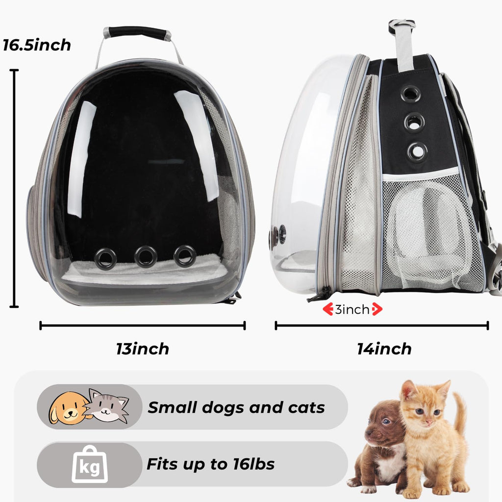 Expandable Cat Backpack with Mini Fan U5854