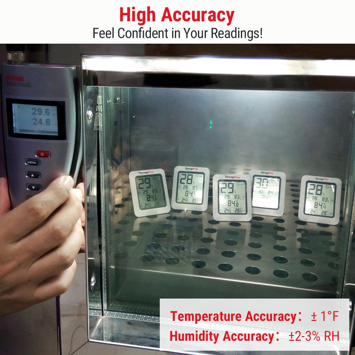 Digital Hygrometer Indoor Thermometer J356841
