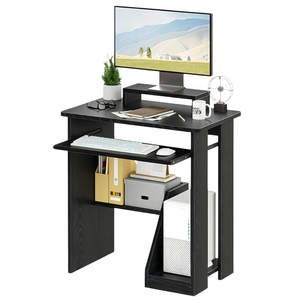 30 Inch Computer Desk with Keyboard Tray B600687