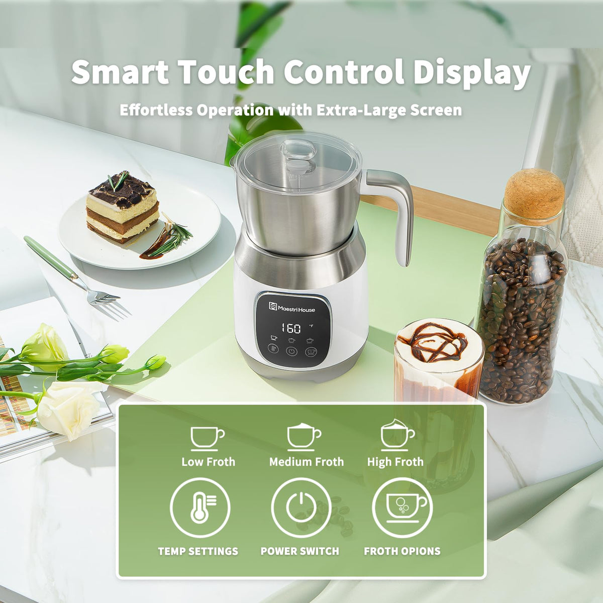 Milk Frother and Steamer 21oz/600mL L7047