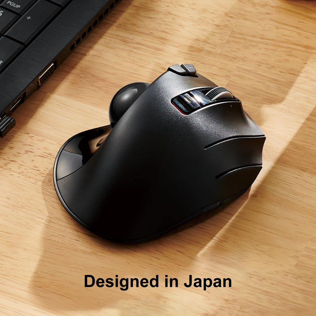 2.4GHz USB Wireless Ergonomic Trackball Mouse H761