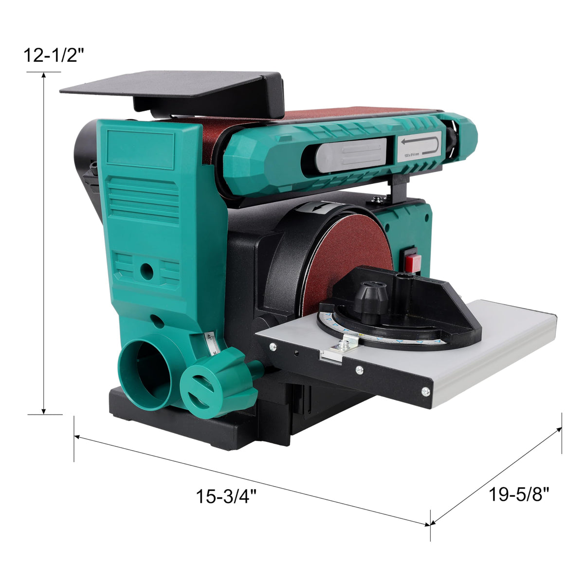 4" x 36" Belt 6" Disc Sander Combo, 120V/60Hz Bench Sander Y485221