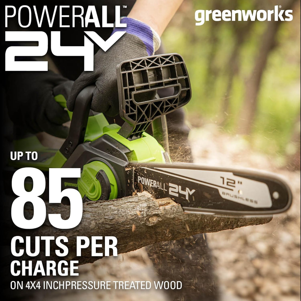 24V 12 in Cordless Electric Chainsaw L93920