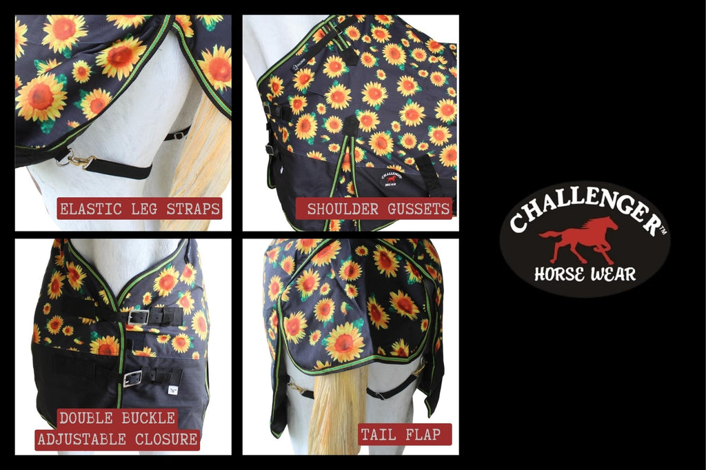 1200D Waterproof Horse Blanket P4616