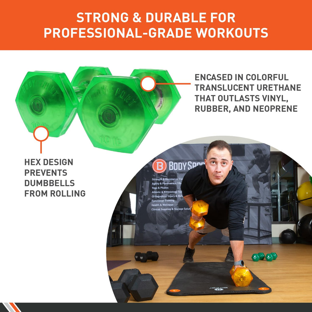 Urethane Aerobic Dumbbells Pair U513