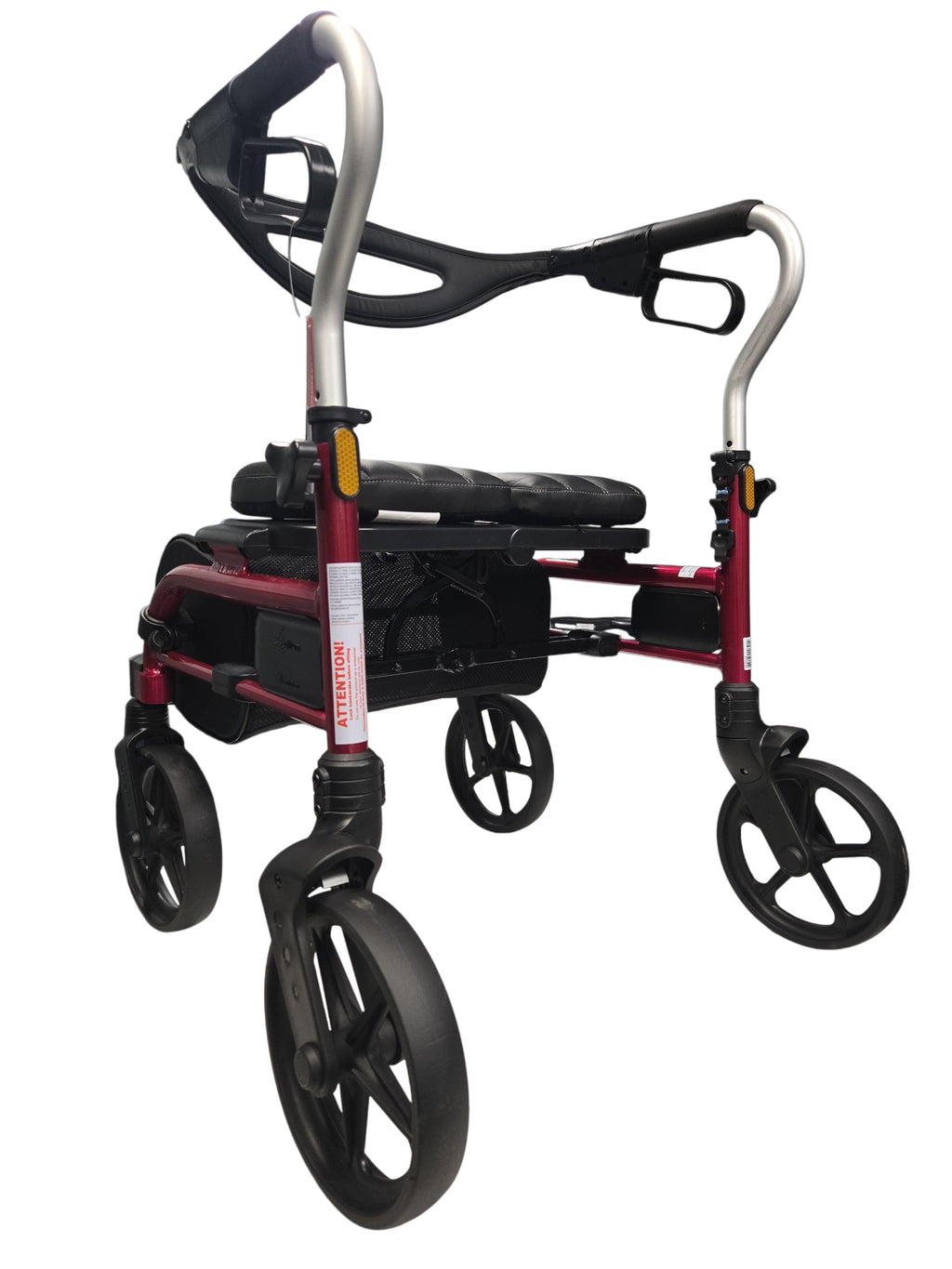 Lightweight Walker Rollator with Seat, Wheels, Brakes Q832